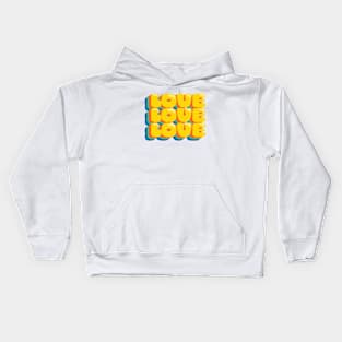 Lovex3 Kids Hoodie